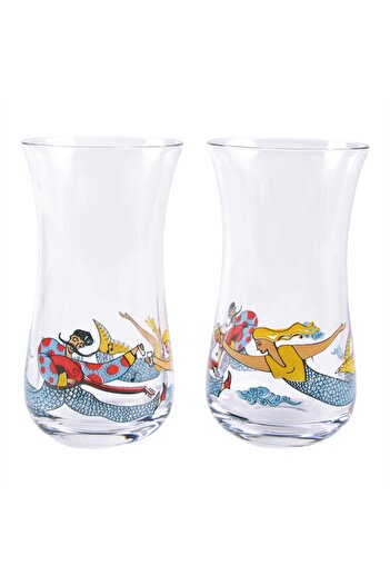 Anason İşleri Şen Kadeh Rakı Glass Thin-Walled Set of 2