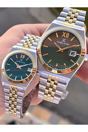 Daniel Klein 30m Water Resistant Men's & Women's Steel Cord Special Wristwatch for Couples
