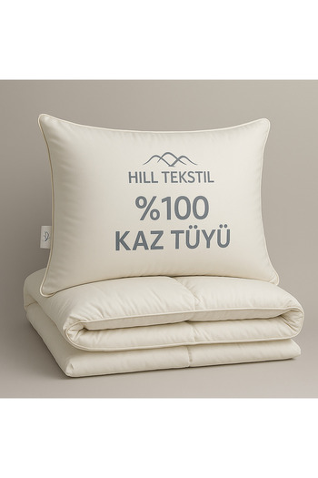 HILL TEKSTİL 100% КАЧЕЧЕ ПУХОВИЙ КОМПЛЕКТ 20% ГІДИК