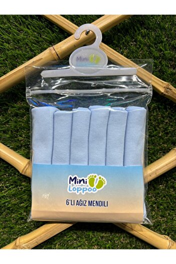 MİNİLOPPOO Mouth Wipes Baby Wipes 6 Li
