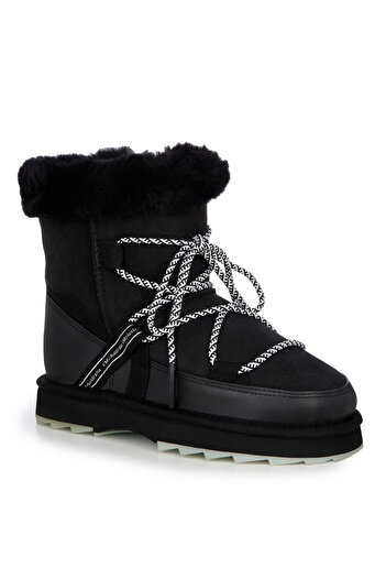 EMU Leather Black Women's Boots Blurred