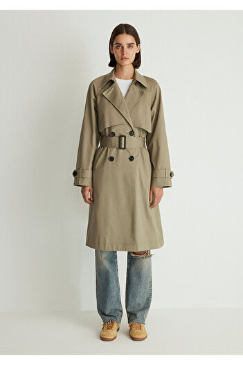 Mavi Khaki Trench Coat 110703-71818