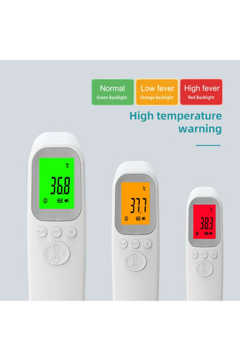 Choice1 HL-E32 AiQUE Baby مقياس حرارة رقمي بالأشعة تحت الحمراء للجبين لقياس الحمى بدون تلامس طبي إلكتروني