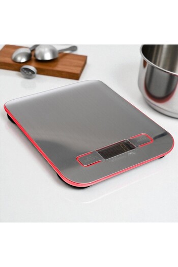 Secret de Gourmet Kitchen Scale, Stainless Steel, Grey