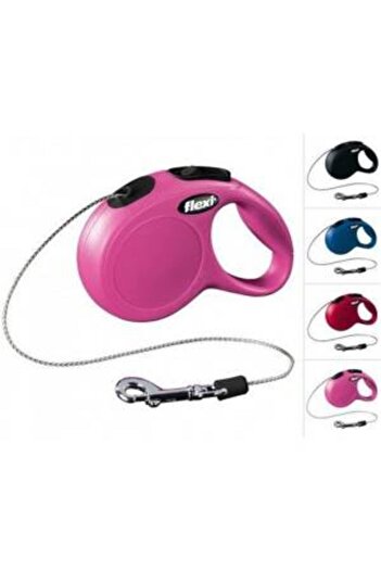 Flexi New Classic m 8m Rope Pink Max. 20 kg Dog Walking Leash