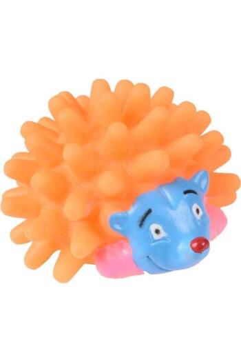 Flamingo Vinyl Hedgehog Cat Toy 7 cm