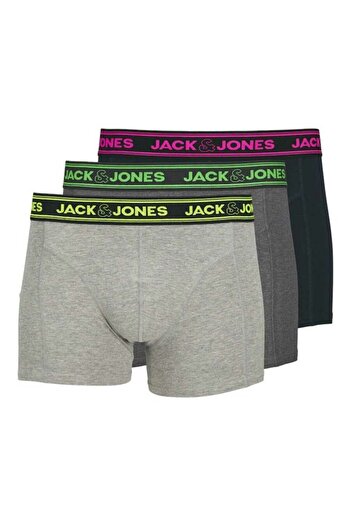 Jack & Jones Jacethan Solid Trunks 3 Pack Sn Dark Gray12260072