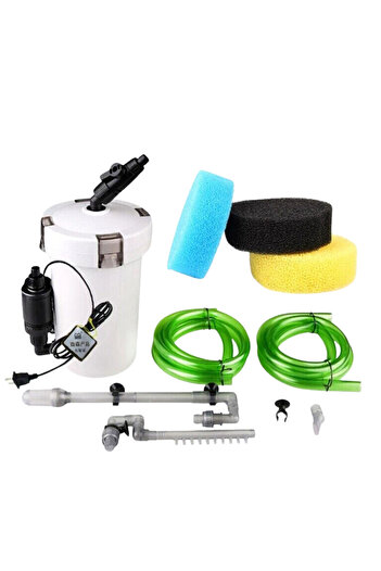 SunSun HW-602B Dış Filtre 400 L/H 6 w Beyaz Gövde