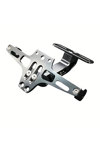 Choice Sliver Motorcycle Rear License Plate Mount Holder Aluminum Alloy Bracket Motorcycle Universal Access