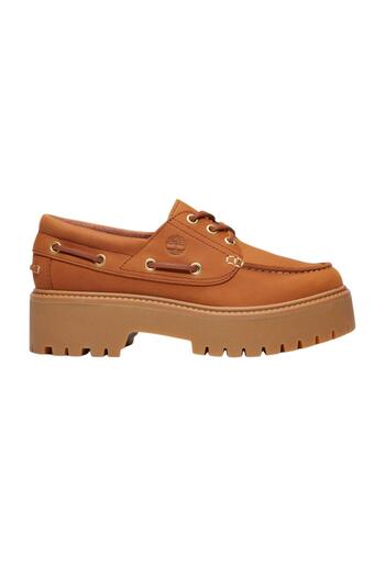 Timberland B0A2Gvfem71-R Stone Street Boat Shoe Women's Sneakers Orange