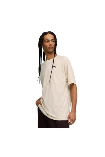 Puma 632100-87 Ανδρικό μπλουζάκι Pumatech Relaxed Graphic Tee Cream