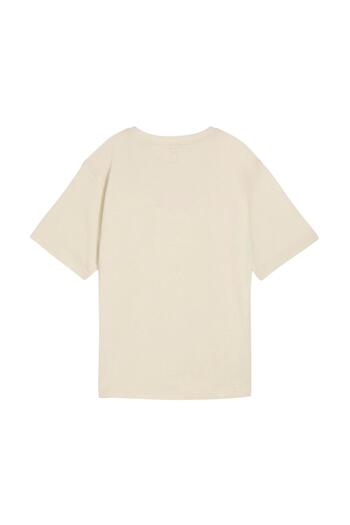 Puma 688077-87 Ess Nature 2.0 Relaxed Tee Women's T-Shirt Cream