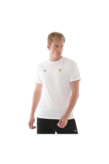 Puma 632789-04 Ferrari Sportswear Car g Tee Men's T-Shirt White