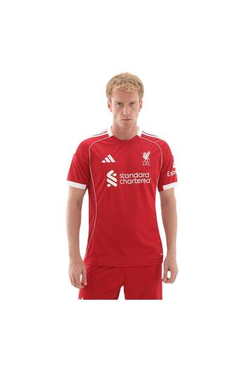 adidas JV6423-E Lfc ليفربول Fc 25-26 إ &amp; ccedil; قميص ساها جيرسي للرجال باللون الأحمر الداكن