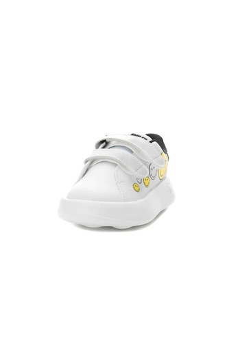 adidas Adidas Boys' Smiley Print Sneakers with Hook and Loop Closure - ADVANTAGE SMILEY CF I