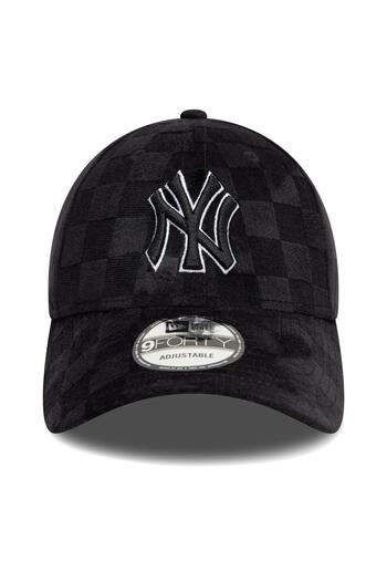 NEW ERA 60595442-R Tonal Check 9Forty Neyyan Blk Hat Black