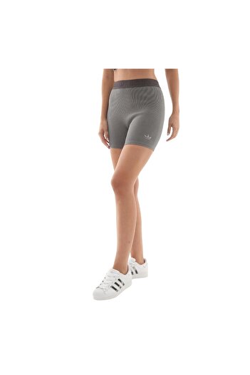 adidas Jw3592-K Rib Shorts Wash Women's Leggings Gray