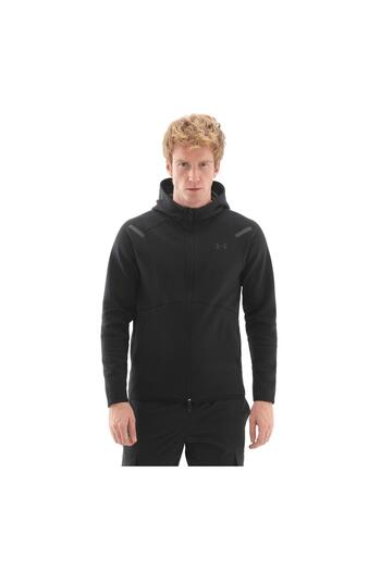 Under Armour A1389352-001 Ua Unstoppable Flc Fz Hd Eu Ανδρικό Μπουφάν Μαύρο