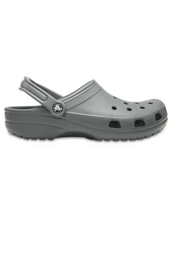 Crocs شبشب كلاسيكي للجنسين باللون الرمادي