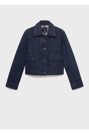MANGO Woman Cepli denim ceket