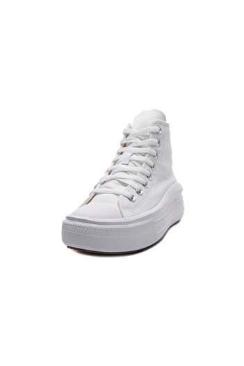 Converse 568498C-K Chuck Taylor All Star Move Women's Sports Shoes White