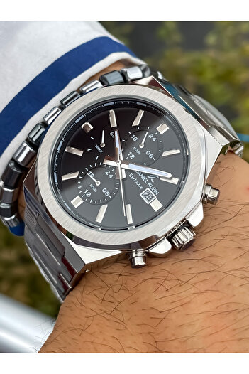 Daniel Klein New Season Silver Color Steel Cord Men's Wristwatch 1374 Model Bracelet with Gift Father's Day Gift