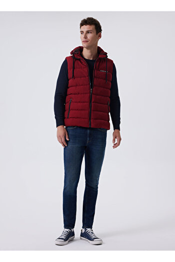 Lee Cooper Бордовий чоловічий жилет 241 LCM 235001 CASPIAN BORDO