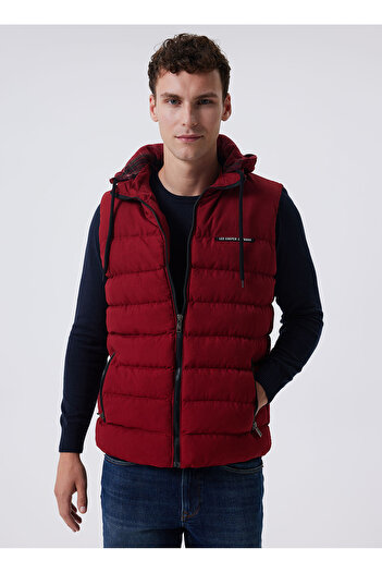 Lee Cooper Бордовий чоловічий жилет 241 LCM 235001 CASPIAN BORDO