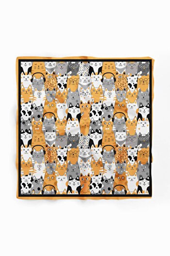 Modabutik Cat Patterned Bandana