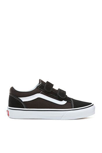 Vans Black Boy's Leather Walking Shoes Vn000Vhe6Bt1 Old Skool V