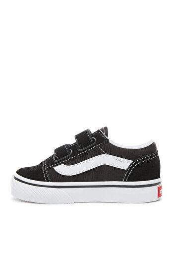 Vans Black Baby Boy Leather Walking Shoes Vn000D3Yblk1 Old Skool V
