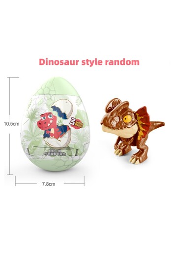 Choice Green dinosaur egg b Children's toy deformation dinosaur egg cute bite finger bite finger T-Rex blin