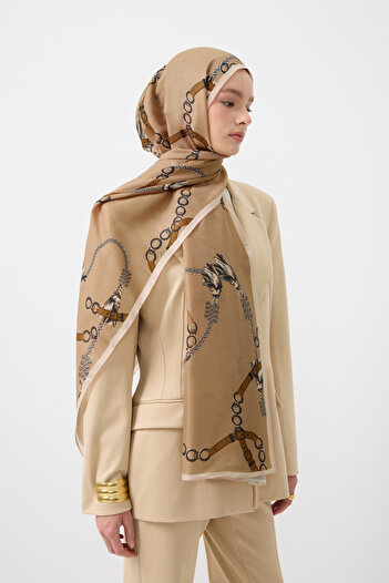 Qef Cotton Twill Şal Linkage Camel