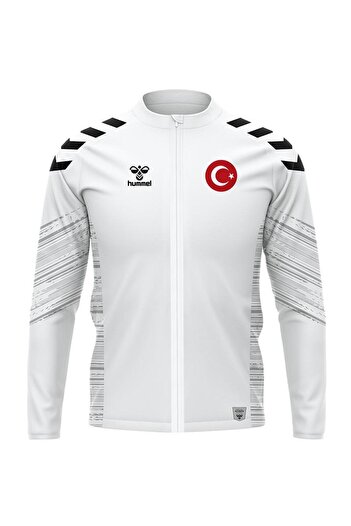 hummel National Team Line Camping Φόρμα Μπλούζα Λευκή