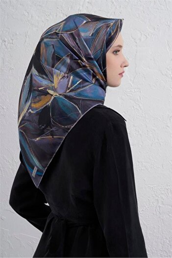 Armine Φουλάρι Sura Pure Silk 9406 - 36 Μωβ Μικτό σχέδιο