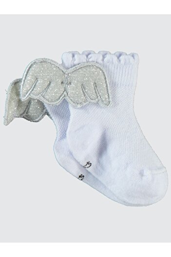 Civil Baby Baby Girl Socks with Accessories 6- - White18 Months