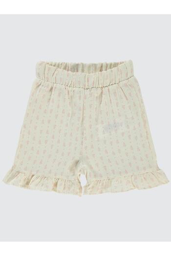 Civil Baby Floral Patterned 6-18 Months Shorts - Ecru9-12 Months