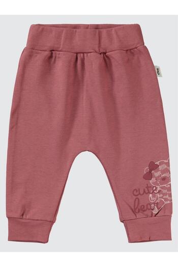 Civil Baby 6-18 Months Baby Girl Claret Red Single Bottom Set of 2 Without Booties