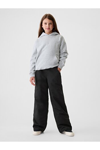 GAP Erkek Çocuk Siyah Cozy Fleece Astarlı Kar Pantolonu