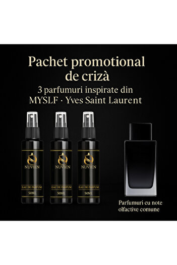 Nuvien Set of 3 Perfumes 50ml – Inspired by MYSLF Y.S.L.