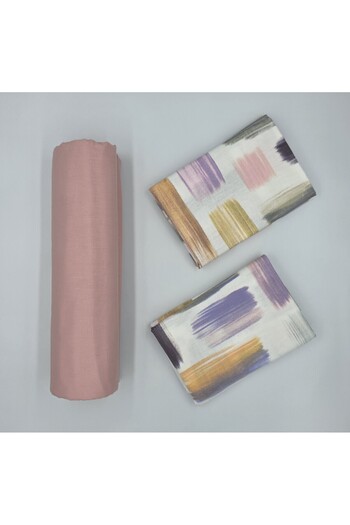 pınarhome collectıon New Season - 100% Organic Cotton, Soft Sand and Elastic Crossbody+Pillow Cover Corner Depth 28-30 cm