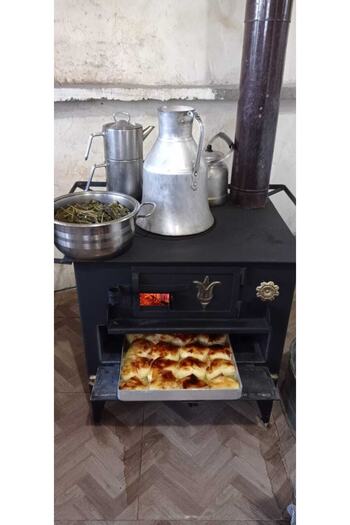VORSİ KUZİNE SOBA Küllüksüz Odun Kuzinesi