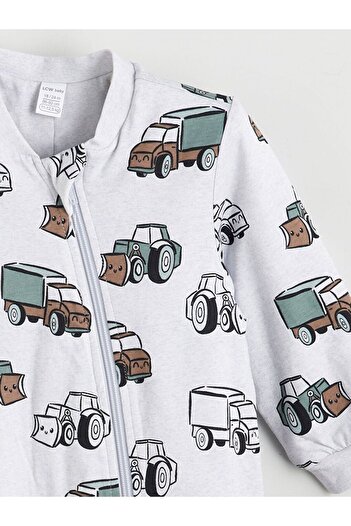 LC Waikiki Lcw Baby 1.6 Tog Crew Neck Long Sleeve Baby Boy Romper