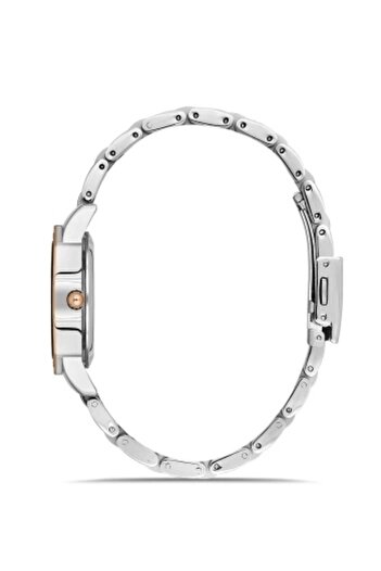 FERRO Rose and Silver Steel Band Women's Wristwatch Fl21395A-E 3 Atm Water Resistant Giftpacked