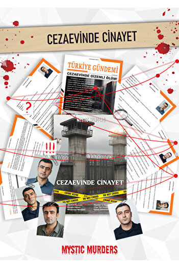 Planet Butik Detective Murder Solving Game - Murder in the Penal Institution