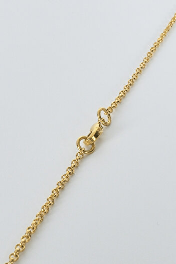 BE BLUE GOLD TAŞLI ZİNCİR KOLYE