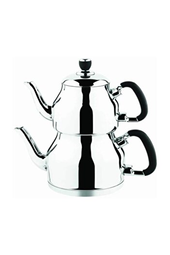 Özkent Symbol Medium Size 3.4 Lt Stainless Steel Teapot Black K332