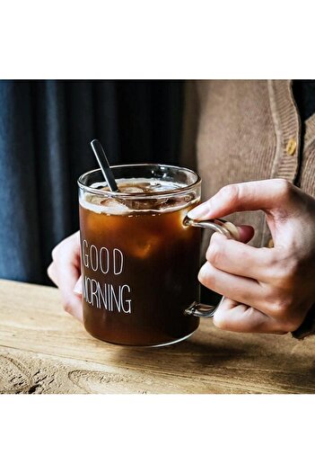 Tohana Good Morning Borosilicate Glass Mug 400 ml 87333