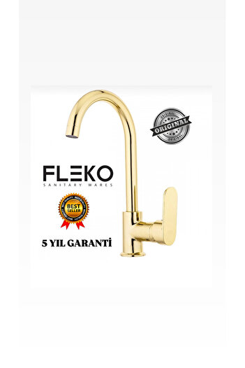 Boheme Gold Sink Faucet with Swivel Spout