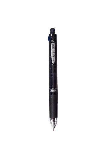 Zebra Pen ZEBRA Multi Function Sarasa 4 Plus S Black/Red/Blue/Green Ink 0.4mm Ballpoint Pen, 0.5mm Mechanical